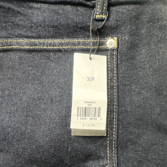 Banana Republic Straight-Fit  Jeans Women High Rise Patch Pocket Size 32 - Picture 10 of 14
